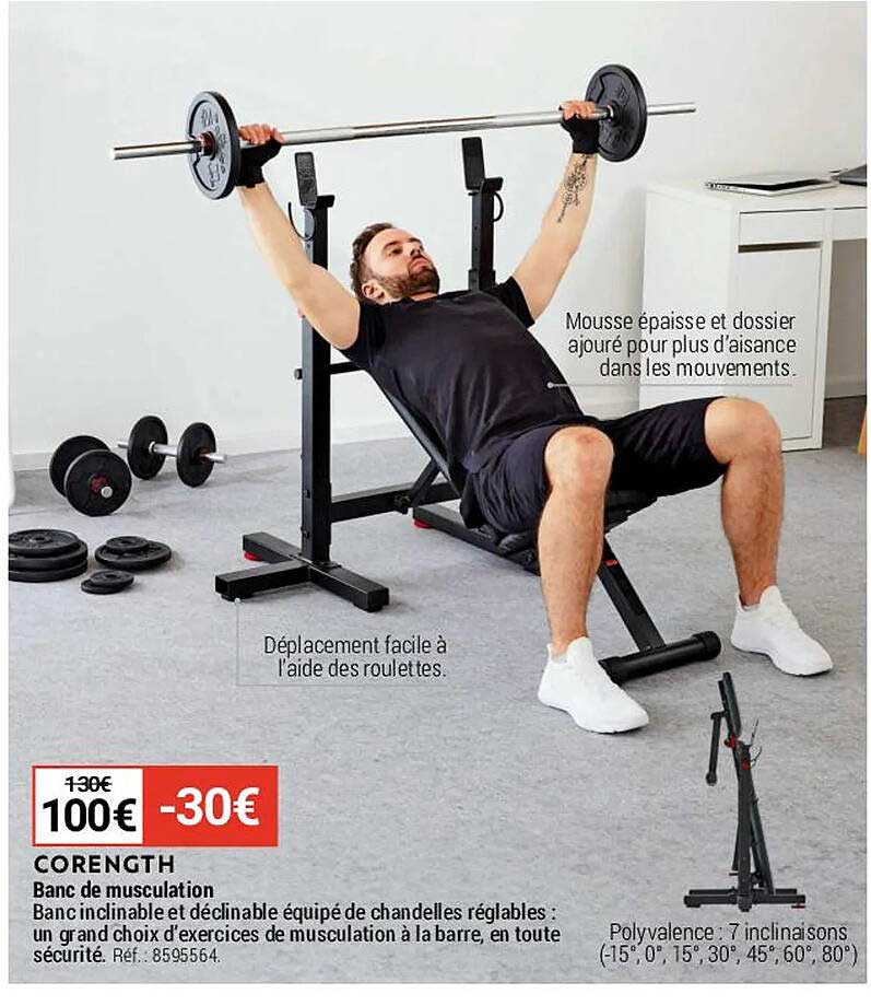 banc de musculation corength