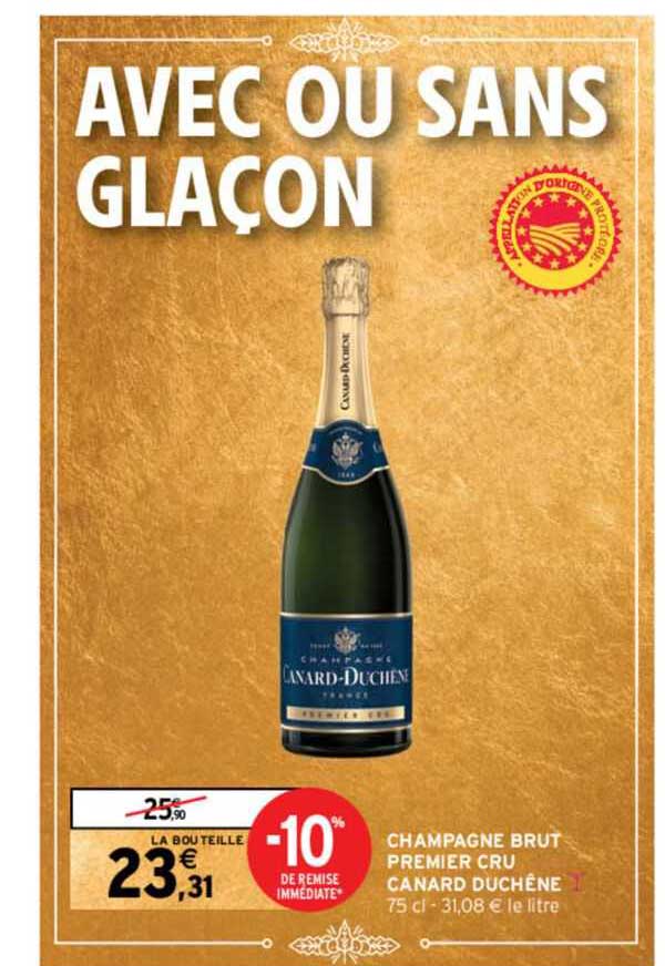 champagne brut premier cru canard duchêne