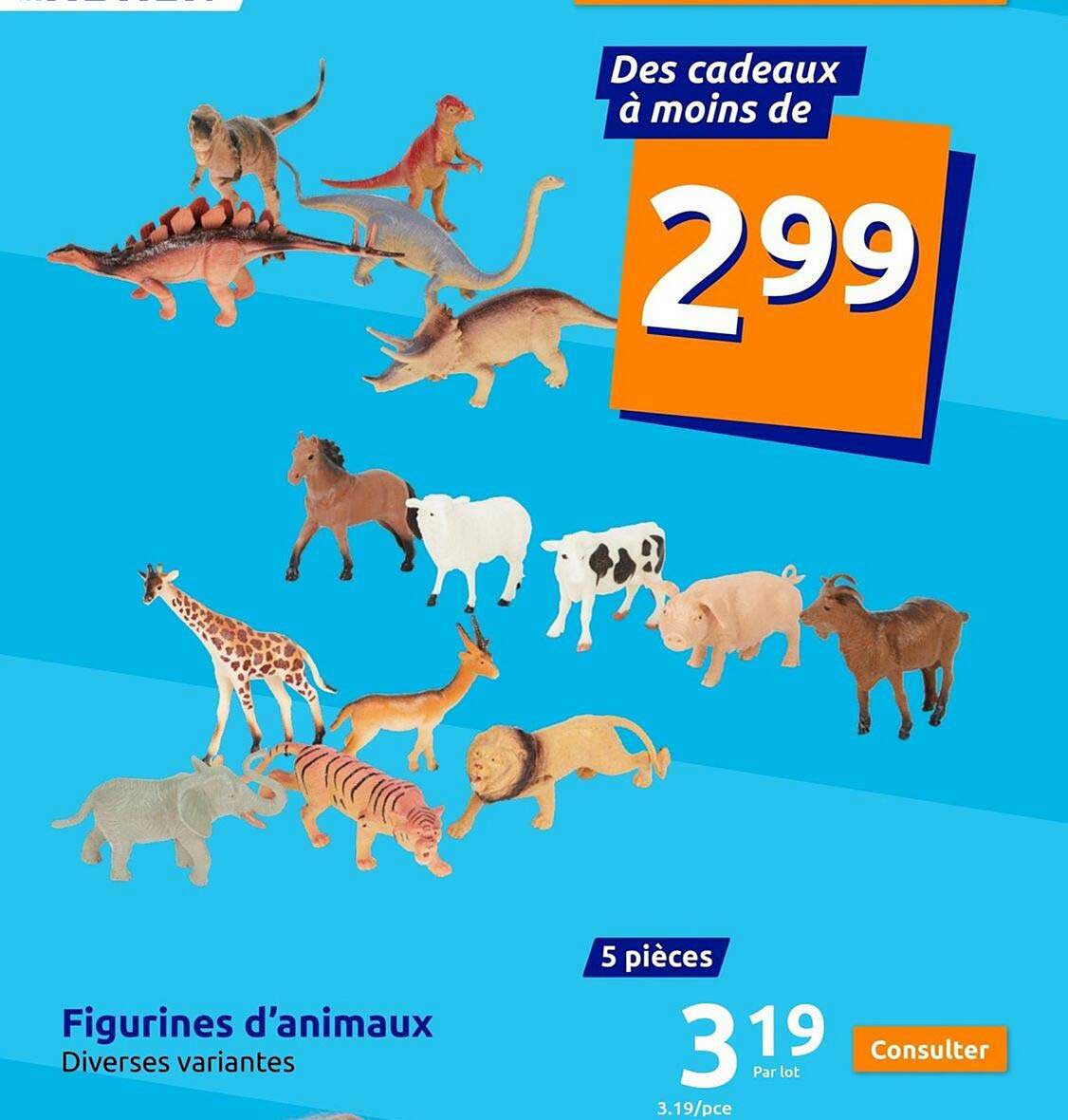 figurines d'animaux