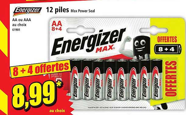 12 piles max power seal energizer