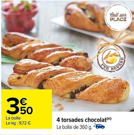 4 Torsades Chocolat