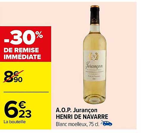 a.o.p. jurançon henri de navarre