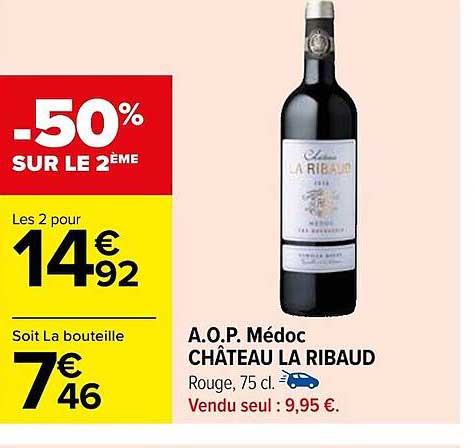 a.o.p. médoc château la ribaud
