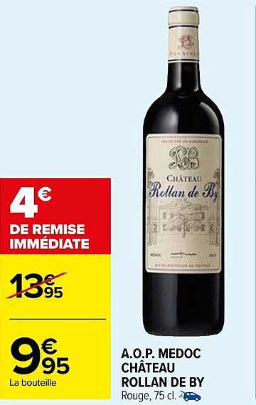 a.o.p. médoc château rollan de by