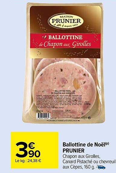 ballottine de noël prunier