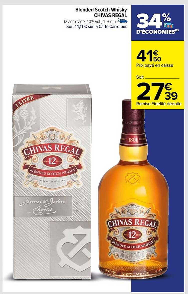 Blended Scotch Whisky Chivas Regal