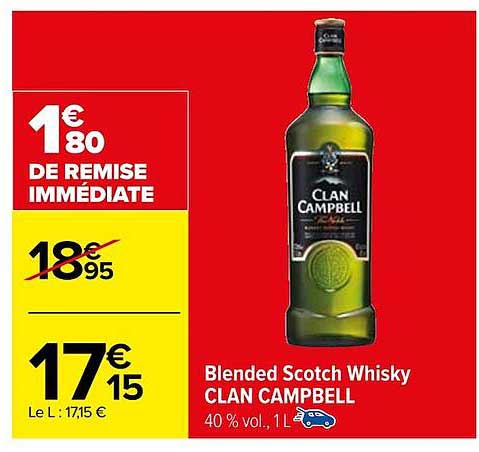 blended scotch whisky clan campbell