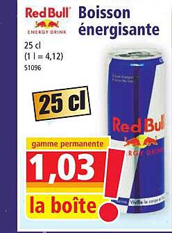 boisson énergisante red bull
