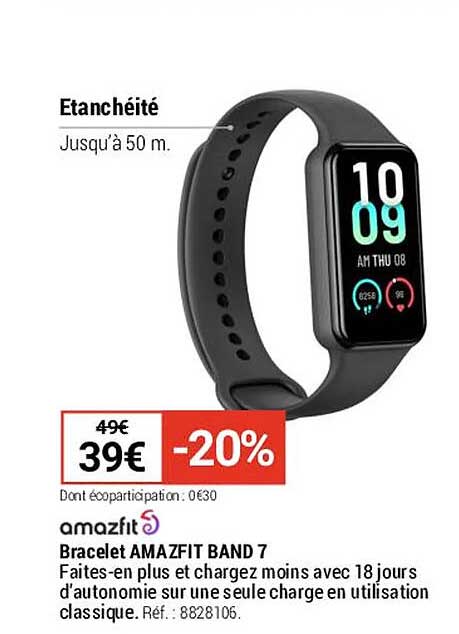 bracelet amazfit band 7