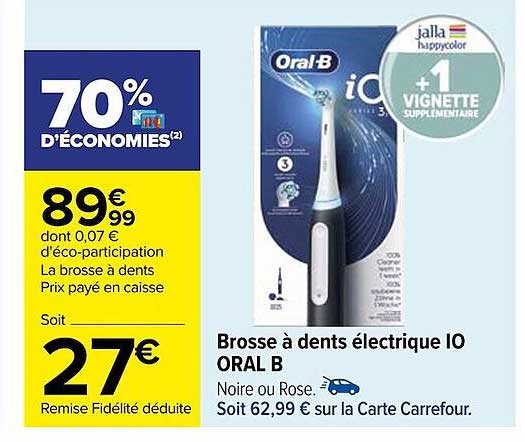 brosse à dents électrique IO oral b