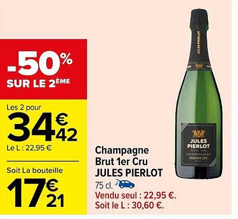 champagne brut 1er cru jules pierlot