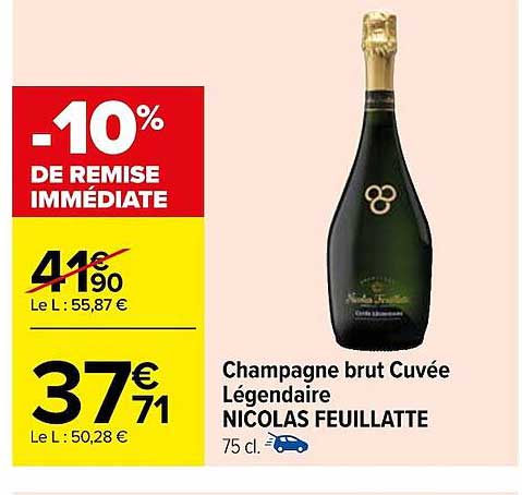 Champagne Brut Cuvée Légendaire Nicolas Feuillate