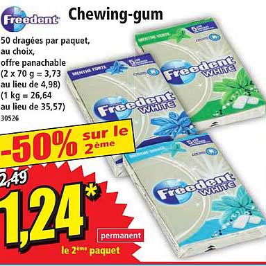 chewing-gum freedent