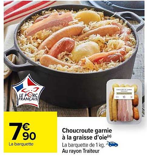 choucroute garnie a la graisse d'oie