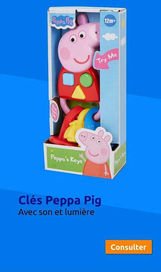 clés peppa pig