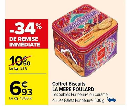 Coffret Biscuits La Mere Poulard