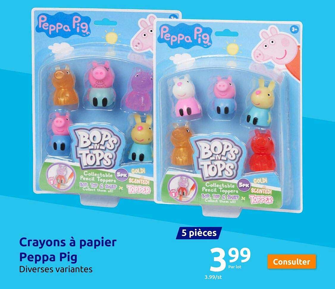 crayons à papier peppa pig