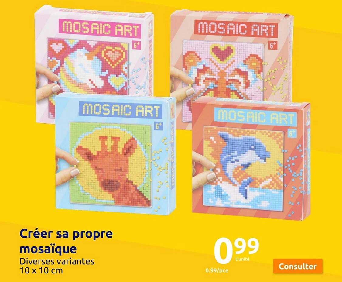 créer sa propre mosaïque