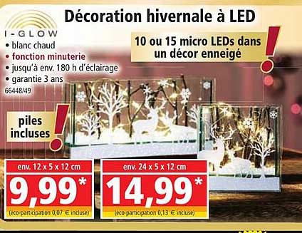 décoration hivernale à led i-glow