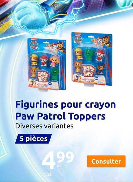 figurines pour crayon paw patrol toppers