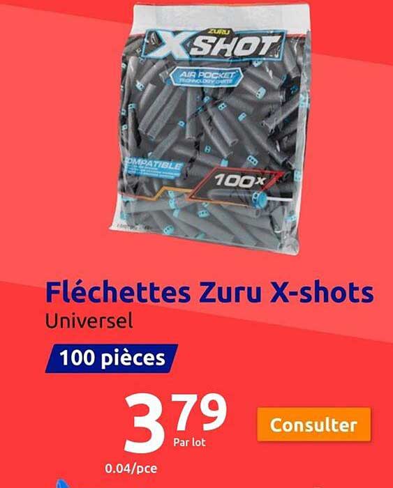 Fléchettes Zuru X-shots