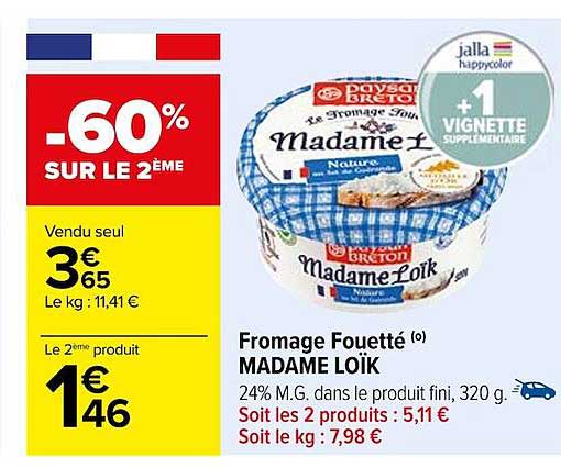 fromage foutte madame loik