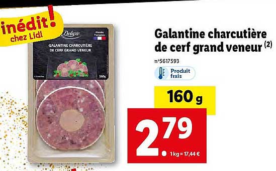 galantine charcutière de cerf grand veneur