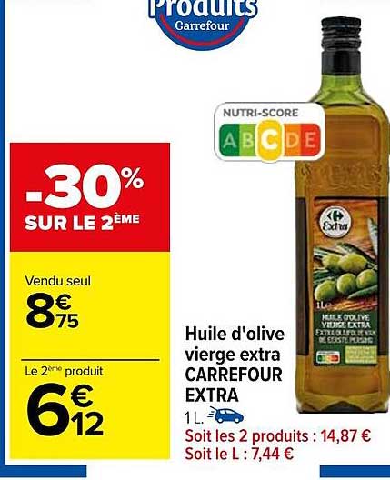 Huile D'olive Vierge Extra Carrefour Extra