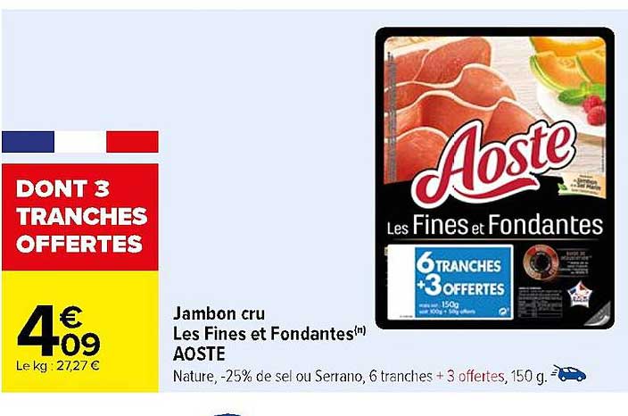 jamon cru les fines et fondates aoste
