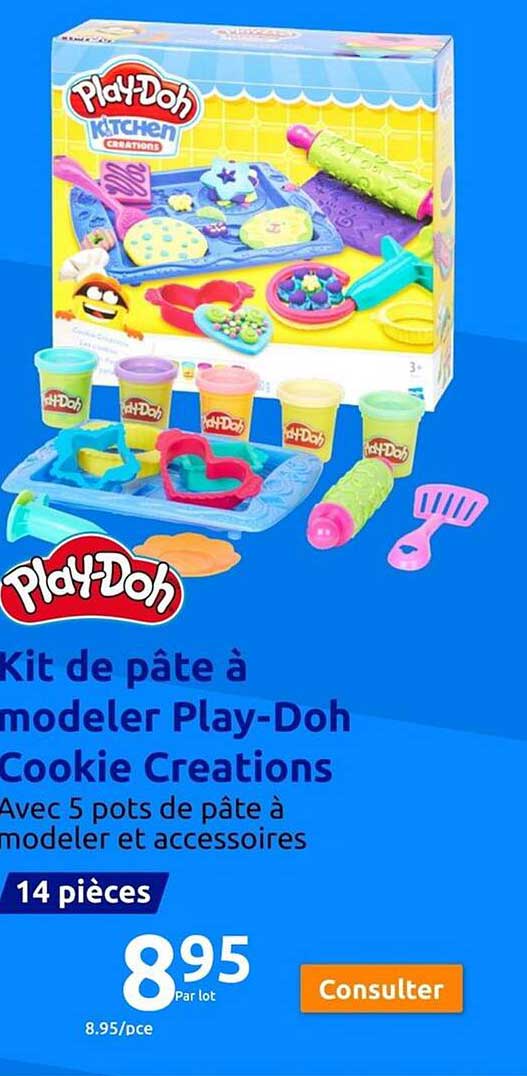 kit de pâte à modeler play-Doh cookie creations