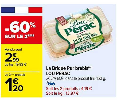 la brique pur brebis lou pérac