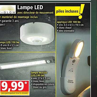 lampe led avec détecteur de mouvement i-glow