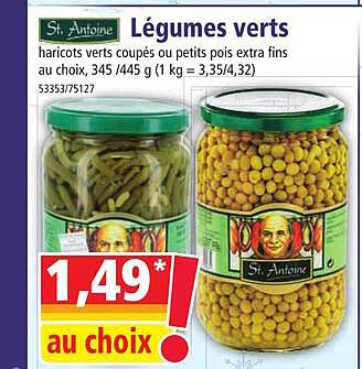 légumes verts st. antoine
