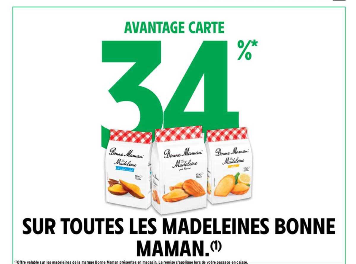 les madeleines bonne maman