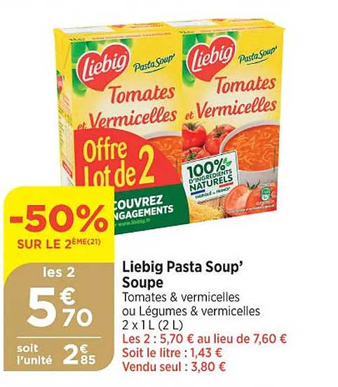 liebig pasta soup' soupe