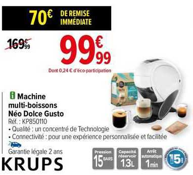 Machine Multi-boissons Néo Dolce Gusto Krups