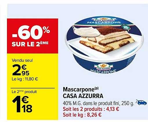 mascarpone casa azzurra