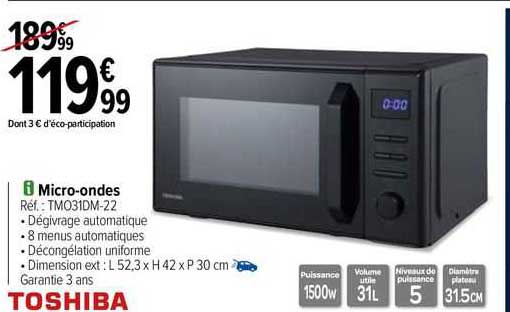 micro-ondes toshiba