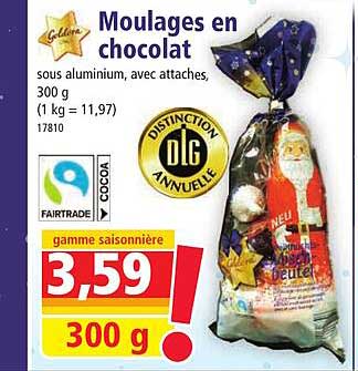 moulages en chocolat