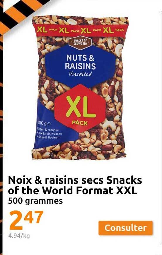 Noix & Raisins Secs Snacks Of The World Format Xxl