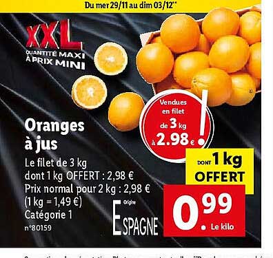 Oranges à Jus