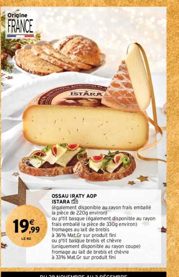 ossau iraty aop istara