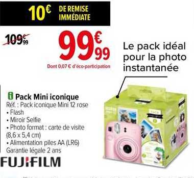 Pack Mini Iconique Fujifilm