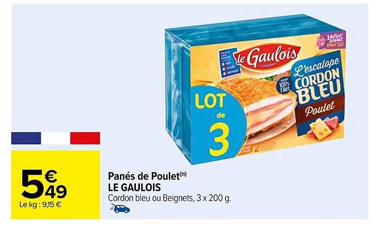 Panés De Poulet Le Gaulois