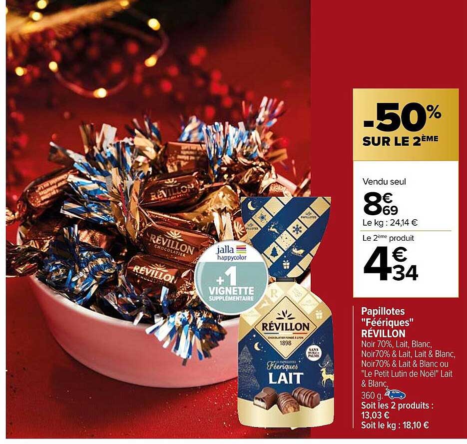 papillotes "féériques" révillon