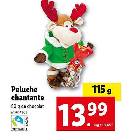 peluche chantante