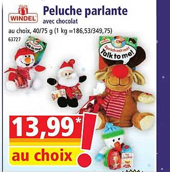peluche parlante windel