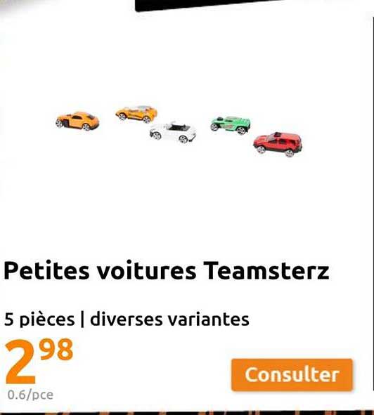 petites voitures teamsterz