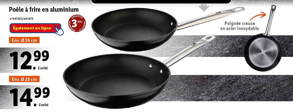 Poêle à Frire En Aluminium