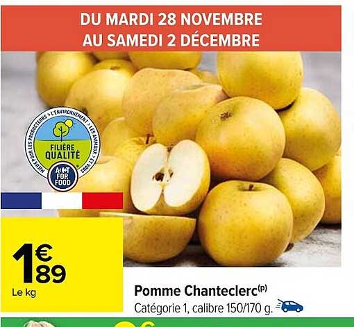 pomme chanteclerc